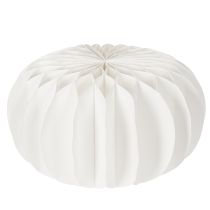 položky Papírová dekorační koule, moderní dýňová dekorace, papírová voština, 34 cm, 2 kusy