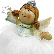 Deco anděl Vánoční figurka anděla s hvězdou V12cm 2ks