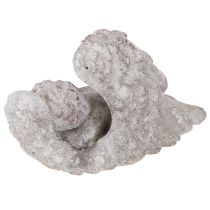 položky Dekorativní spící anděl s křídly, figurka anděla, hrobka 22,5 cm