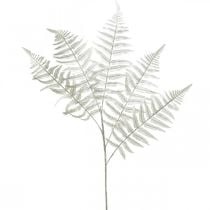 Deco kapradina umělá rostlina list kapradiny umělá kapradina bílá L78cm