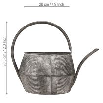 položky Dekorativní kovová konvice/konvice na čaj, černá, vintage styl