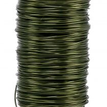 položky Deco smaltovaný drát olivově zelený Ø0,50mm 50m 100g