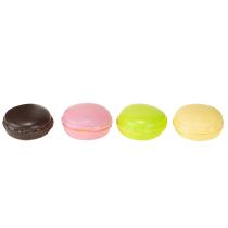položky Umělé ozdobné makronky meringue, barevné, 5 cm, 8 kusů, zdobení do cukrářského pečiva