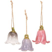 položky Dekorativní konvalinka na zavěšení keramické květiny 7cm 3 ks