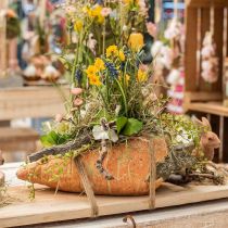 položky Dekorativní mrkev, betonová dekorace na výsadbu, Velikonoce, květináč s mrkví, jarní dekorace L28cm