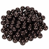 položky Ozdobné korálky hnědé Ø10mm 115 ks