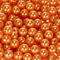 položky Dekorativní oranžové korálky, 8mm, 250 kusů