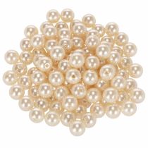 položky Ozdobné korálky Ø10mm champagne 115 kusů