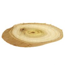 Dekorativní plátky ze dřeva ovál 9-12cm 500g