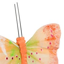 položky Ozdobní motýlci na drátě, barevní 8,5cm, 12ks