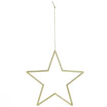 položky Zlaté třpytivé hvězdicové dekorace, 18 cm, vánoční ozdoby, zlaté hvězdy, 8 kusů