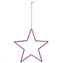 položky Dekorativní vánoční hvězdy, třpytivé červené, 18 cm, 8 kusů - Vánoční ozdoby na stromeček a okenní dekorace