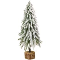 položky Dekorativní vánoční stromeček s podstavcem pokrytým sněhem a kůrou Ø20cm V50cm