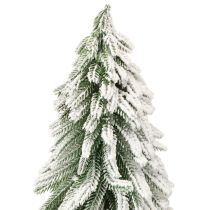 položky Dekorativní vánoční stromeček s podstavcem pokrytým sněhem a kůrou Ø20cm V50cm