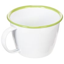 položky Dekorativní hrnek, smaltovaný květináč, Ø11cm V8cm