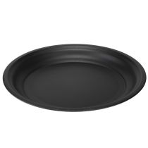 položky Dekorativní talíř kovová miska dekorativní talíř antracit Ø26cm 2ks