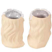 položky Dekorativní váza keramický květináč pro dívku Ø7,5cm V16cm 2ks