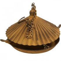 položky Dekorativní vana pro ptáky, vana pro ptáky, rošt dekorativní zahrada Ø23cm V27,5cm