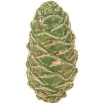 položky Dekorativní keramické kužely různé barvy zelené, žluté, hnědé 8,5 cm 6 ks