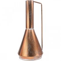 položky Elegantní stojací váza, vintage styl, orientální, dekorativní kovový džbán měděné barvy, Ø26cm, výška 58cm