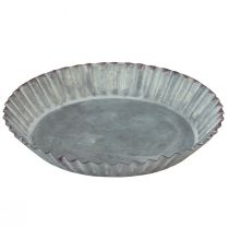 položky Dekorativní forma na pečení z plechových plátů zinkově šedá Ø14,5cm 6 kusů