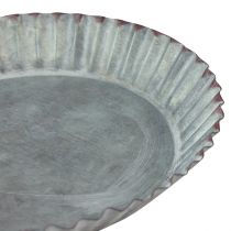 položky Dekorativní forma na pečení z plechových plátů zinkově šedá Ø14,5cm 6 kusů
