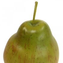 Deco hruška zelená červená, deco ovoce, figurína jídla 11cm