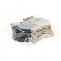 položky Dekorativní rybka námořní závěsná dekorace Dřevěná ryba modrá H11cm 6ks