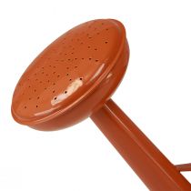 položky Kovová dekorativní konev na zalévání ve venkovském stylu, oranžovohnědá, 26 cm, 5 l - Všestranné využití jako květináč a dekorativní konev
