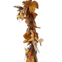 Dekorační girlanda podzimní girlanda, rostlinná girlanda barevné podzimní listí dekorace 195cm