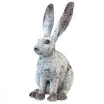 položky Dekorativní králík sedící Shabby Chic bílá dekorativní figurka V46,5cm