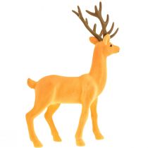 položky Dekorativní jelen sob žlutohnědá dekorativní figurka pletená 37 cm