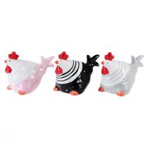 položky Dekorativní kuřátka Velikonoční dekorace figurky slepice 8,5cm 3 ks