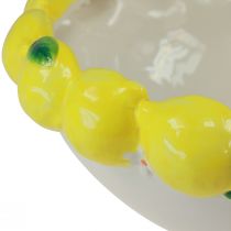 položky Dekorativní mísa mísa na ovoce citron keramická Ø30cm