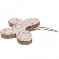 položky Deko motýl dřevěný deko přívěsek vzor 15x12x2cm