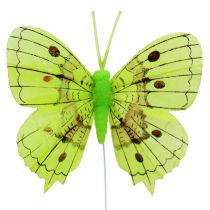 položky Dekorativní motýli zelení 8cm 6ks