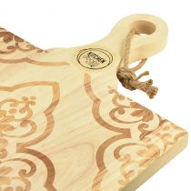 položky Dekorativní prkénko obdélníkový podnos z mangovníkového dřeva 33×29 cm