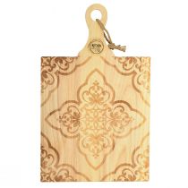 položky Dekorativní prkénko obdélníkový podnos z mangovníkového dřeva 33×29 cm