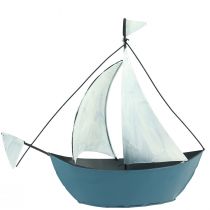 položky Dekorativní plachetnice kovová loď na zdobení 32,5×10×29cm