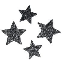 položky Ozdobné hvězdičky na rozptyl 4-5cm černé 40ks