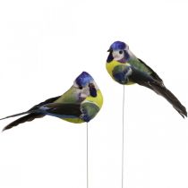 položky Deco Birds on Wire Spring Deco Blue Tit 10×3cm 9ks