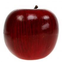 Dekorativní jablka červená, lakovaná Ø8cm 6ks