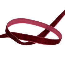 položky Ozdobná stuha Velvet Bordeaux 10mm 20m