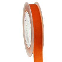 položky Dekorativní stuha sametová stuha tmavě oranžová 20mm 10m