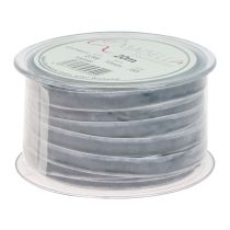 položky Dekorativní stuha sametová stuha dárková stuha sametová šedá 10mm 20m