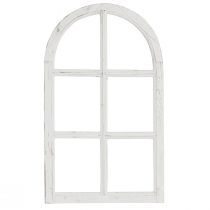 položky Dekorativní okno shabby chic dřevěné dekorativní okno bílé 40×70cm