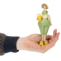 položky Dekorativní figurky zahradníka, dekorace na stůl, letní, zelenožluté, 16,5 x 5,5 cm, 2 kusy