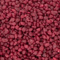 položky Dekorativní granulované červené dekorační kameny 2mm - 3mm 2kg