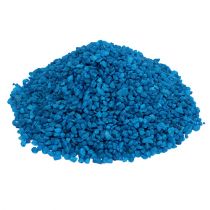 Dekorační granule tmavě modré dekorační kameny 2mm - 3mm 2kg