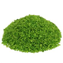 Dekorační granulát zelené dekorační kameny 2mm - 3mm 2kg